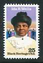 Ida B. Wells Issue Black Heritage #13 United States, 1990